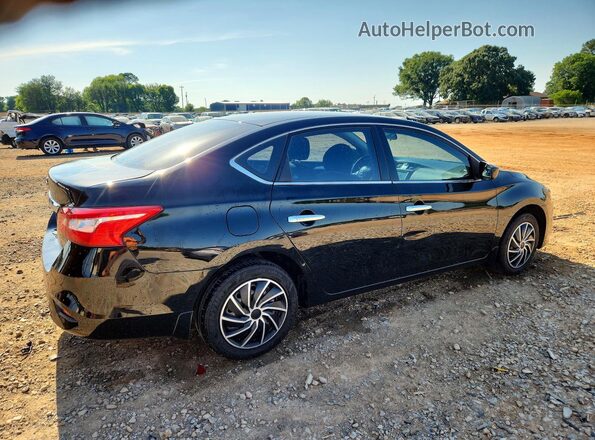 3N1AB7AP6KY386292 2019 NISSAN SENTRA Black უკანა მარჯვენა