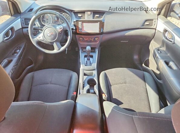 3N1AB7AP6KY386292 2019 NISSAN SENTRA Black წინა პანელის ხედი