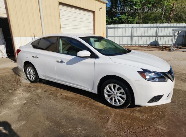 3N1AB7AP6KY418335 2019 NISSAN SENTRA White 