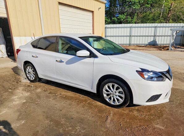 3N1AB7AP6KY418335 2019 NISSAN SENTRA White 