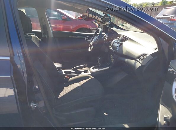 3N1AB7AP6KY427195 2019 NISSAN SENTRA Синий Вид салона спереди