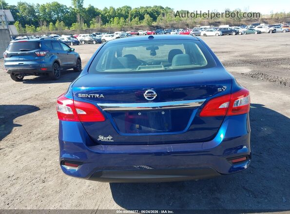 3N1AB7AP6KY427195 2019 NISSAN SENTRA Синий 