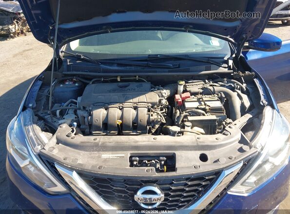 3N1AB7AP6KY427195 2019 NISSAN SENTRA Синий Вид сзади