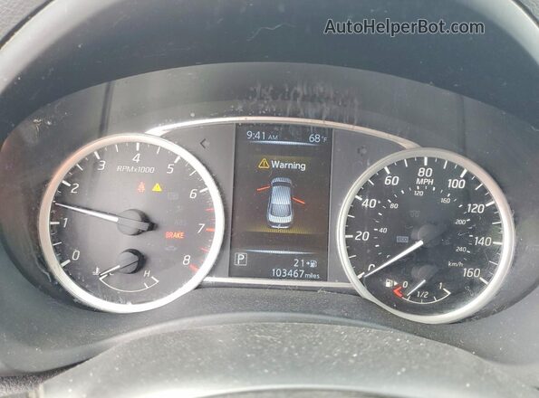 3N1AB7AP7GL655100 2016 NISSAN SENTRA White Vista del cuadro de instrumentos