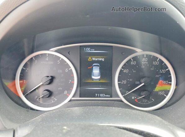 3N1AB7AP7GL658756 2016 NISSAN SENTRA White Instrument cluster view