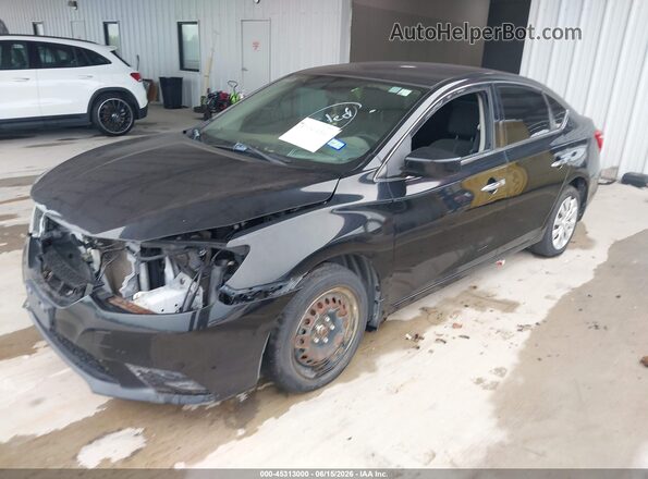 3N1AB7AP7GL680756 2016 NISSAN SENTRA Black Przód lewy