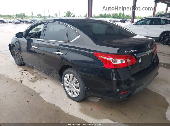 3N1AB7AP7GL680756 2016 NISSAN SENTRA Black Tył lewy