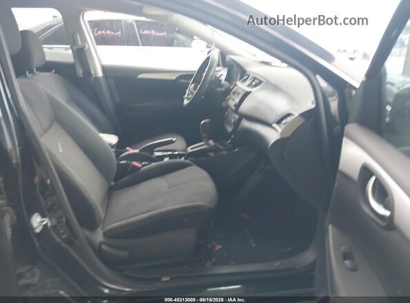3N1AB7AP7GL680756 2016 NISSAN SENTRA Black Widok wnętrza z przodu