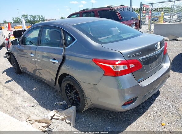 3N1AB7AP7GY230379 2016 NISSAN SENTRA Gray Rear left