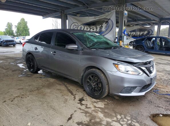3N1AB7AP7GY244105 2016 NISSAN SENTRA Gray 