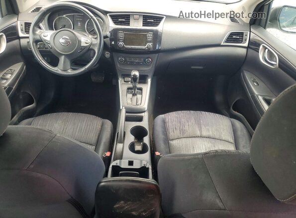 3N1AB7AP7GY259736 2016 NISSAN SENTRA Silver Widok deski rozdzielczej
