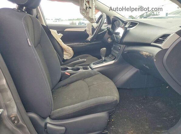 3N1AB7AP7GY259736 2016 NISSAN SENTRA Silver Widok wnętrza z przodu