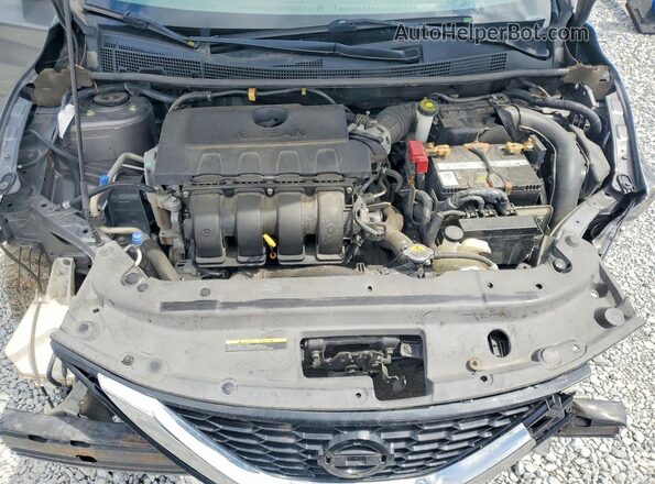 3N1AB7AP7GY259736 2016 NISSAN SENTRA Silver Widok wnętrza z tyłu