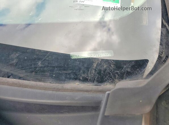 3N1AB7AP7GY259736 2016 NISSAN SENTRA Silver Widok komory silnika