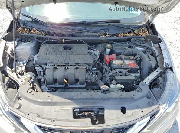 3N1AB7AP7GY309910 2016 NISSAN SENTRA Silver უკანა სალონის ხედი
