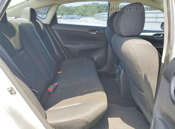 3N1AB7AP7GY309910 2016 NISSAN SENTRA Silver უკანა სავარძლების ხედი