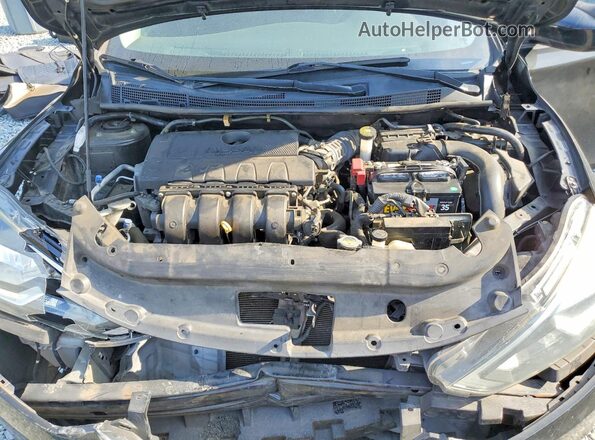 3N1AB7AP7GY320633 2016 NISSAN SENTRA Black უკანა სალონის ხედი
