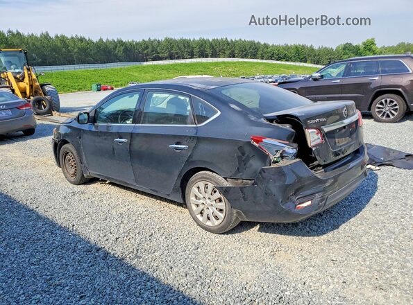 3N1AB7AP7GY320633 2016 NISSAN SENTRA Black უკანა მარცხენა
