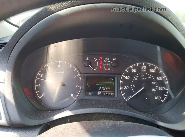 3N1AB7AP7GY320633 2016 NISSAN SENTRA Black ხელსაწყოთა პანელის ხედი