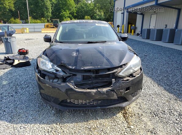 3N1AB7AP7GY320633 2016 NISSAN SENTRA Black წინა ხედი