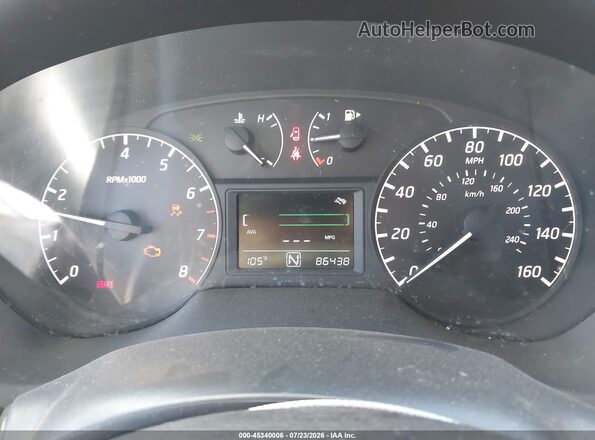 3N1AB7AP7GY321426 2016 NISSAN SENTRA Dark Blue უკანა სავარძლების ხედი