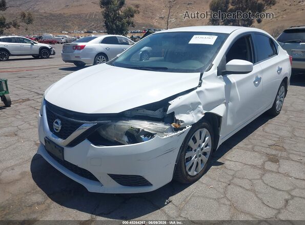 3N1AB7AP7GY326528 2016 NISSAN SENTRA White Vista tres cuartos delantera izquierda