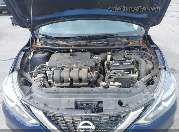 3N1AB7AP7GY337867 2016 NISSAN SENTRA Blue Widok z tyłu