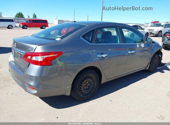 3N1AB7AP7HL658337 2017 NISSAN SENTRA Gray Trasero derecho