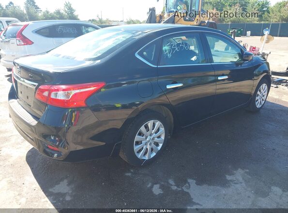 3N1AB7AP7HL666406 2017 NISSAN SENTRA Черный Задняя правая четверть