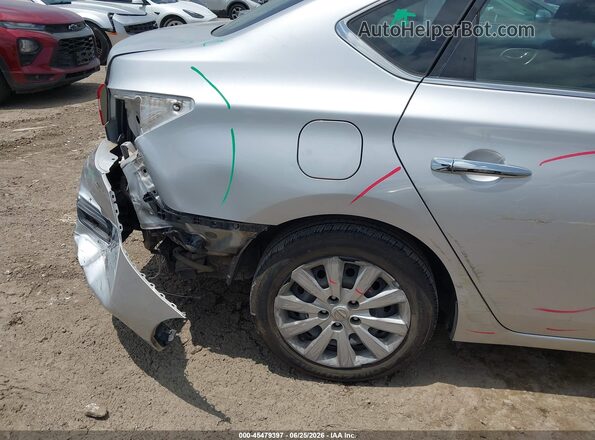 3N1AB7AP7HL670441 2017 NISSAN SENTRA Silver Widok z przodu