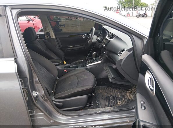 3N1AB7AP7HL670603 2017 NISSAN SENTRA Gray Вид салону спереду