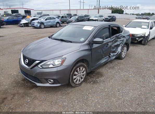 3N1AB7AP7HL670603 2017 NISSAN SENTRA Gray Передня ліва чверть