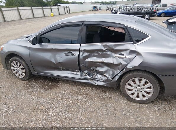 3N1AB7AP7HL670603 2017 NISSAN SENTRA Gray Вид спереду