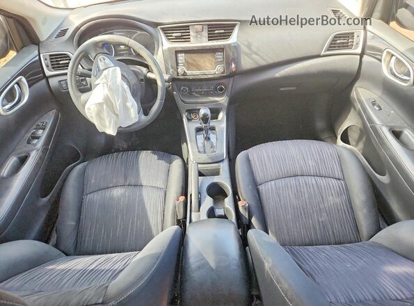 3N1AB7AP7HL706192 2017 NISSAN SENTRA Black წინა პანელის ხედი