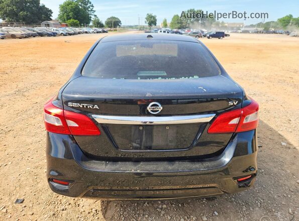 3N1AB7AP7HL706192 2017 NISSAN SENTRA Black უკანა ხედი