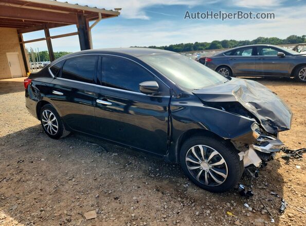 3N1AB7AP7HL706192 2017 NISSAN SENTRA Black წინა მარჯვენა
