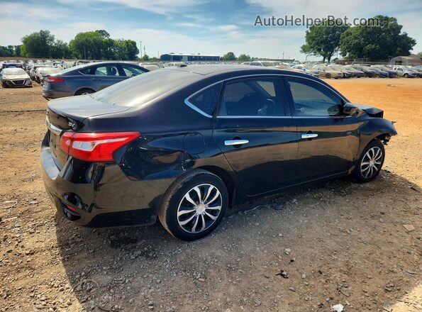 3N1AB7AP7HL706192 2017 NISSAN SENTRA Black უკანა მარჯვენა