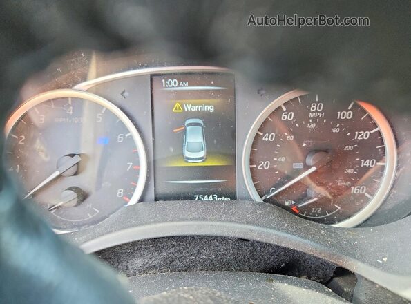 3N1AB7AP7HL706192 2017 NISSAN SENTRA Black ხელსაწყოთა პანელის ხედი