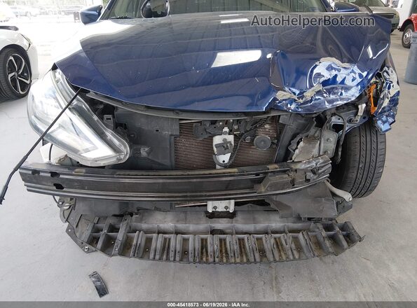 3N1AB7AP7HL714678 2017 NISSAN SENTRA Blue Vista interior trasera