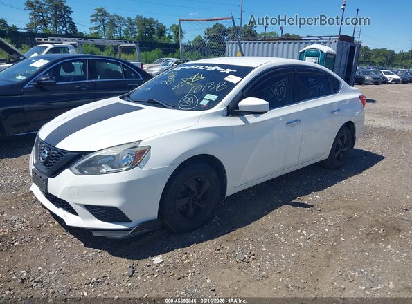 3N1AB7AP7HY206116 2017 NISSAN SENTRA White Vista tres cuartos delantera izquierda