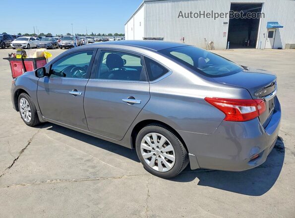 3N1AB7AP7HY208769 2017 NISSAN SENTRA Серый Задняя левая четверть