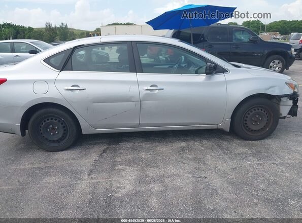 3N1AB7AP7HY254425 2017 NISSAN SENTRA Silver წინა ხედი