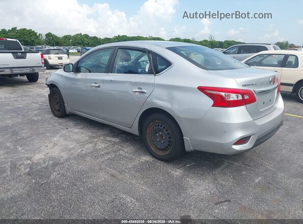 3N1AB7AP7HY254425 2017 NISSAN SENTRA Silver უკანა მარცხენა