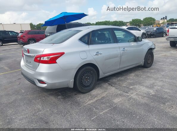 3N1AB7AP7HY254425 2017 NISSAN SENTRA Silver უკანა მარჯვენა