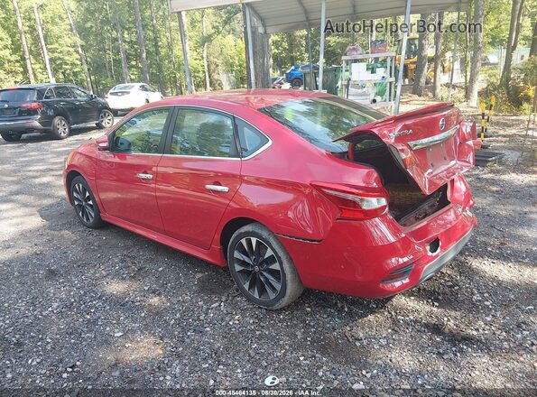 3N1AB7AP7HY259186 2017 NISSAN SENTRA Red Tył lewy