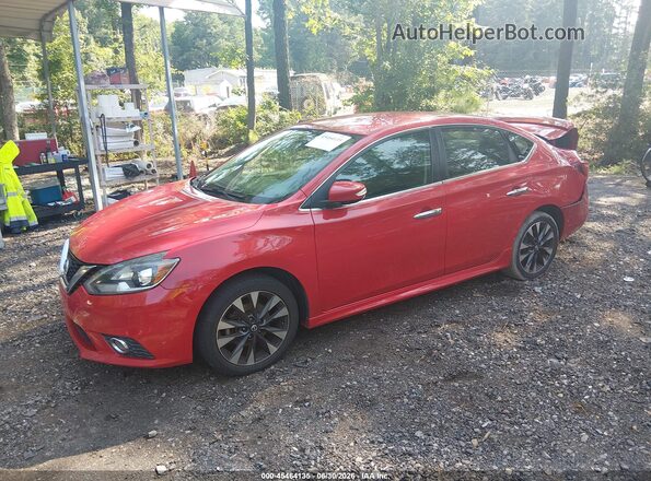 3N1AB7AP7HY259186 2017 NISSAN SENTRA Red Przód lewy