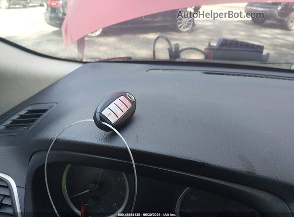 3N1AB7AP7HY259186 2017 NISSAN SENTRA Red Widok deski rozdzielczej
