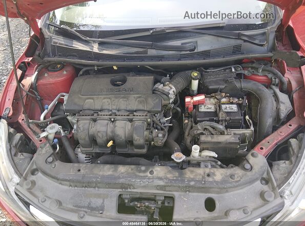 3N1AB7AP7HY259186 2017 NISSAN SENTRA Red Widok z tyłu