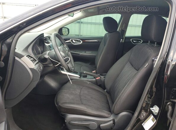 3N1AB7AP7HY271144 2017 NISSAN SENTRA Black Սալոնի դիմացի տեսք
