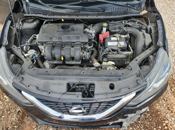 3N1AB7AP7HY283570 2017 NISSAN SENTRA Black Вид задньої частини салону